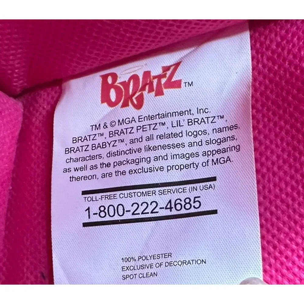 Bratz Dolls Foldable Storage Bins Box Containers Purple Pink Handles Set of 4